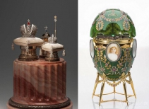 伦敦 V&A 博物馆“Fabergé In London”珠宝展：法贝热古董珠宝作品