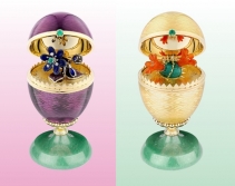 Fabergé推出2枚 Heritage 系列限量版彩蛋新作：仙人球与银莲花