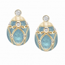 法贝热Fabergé 推出4件 Heritage 彩蛋耳环作品